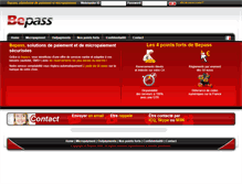Tablet Screenshot of bepass.com